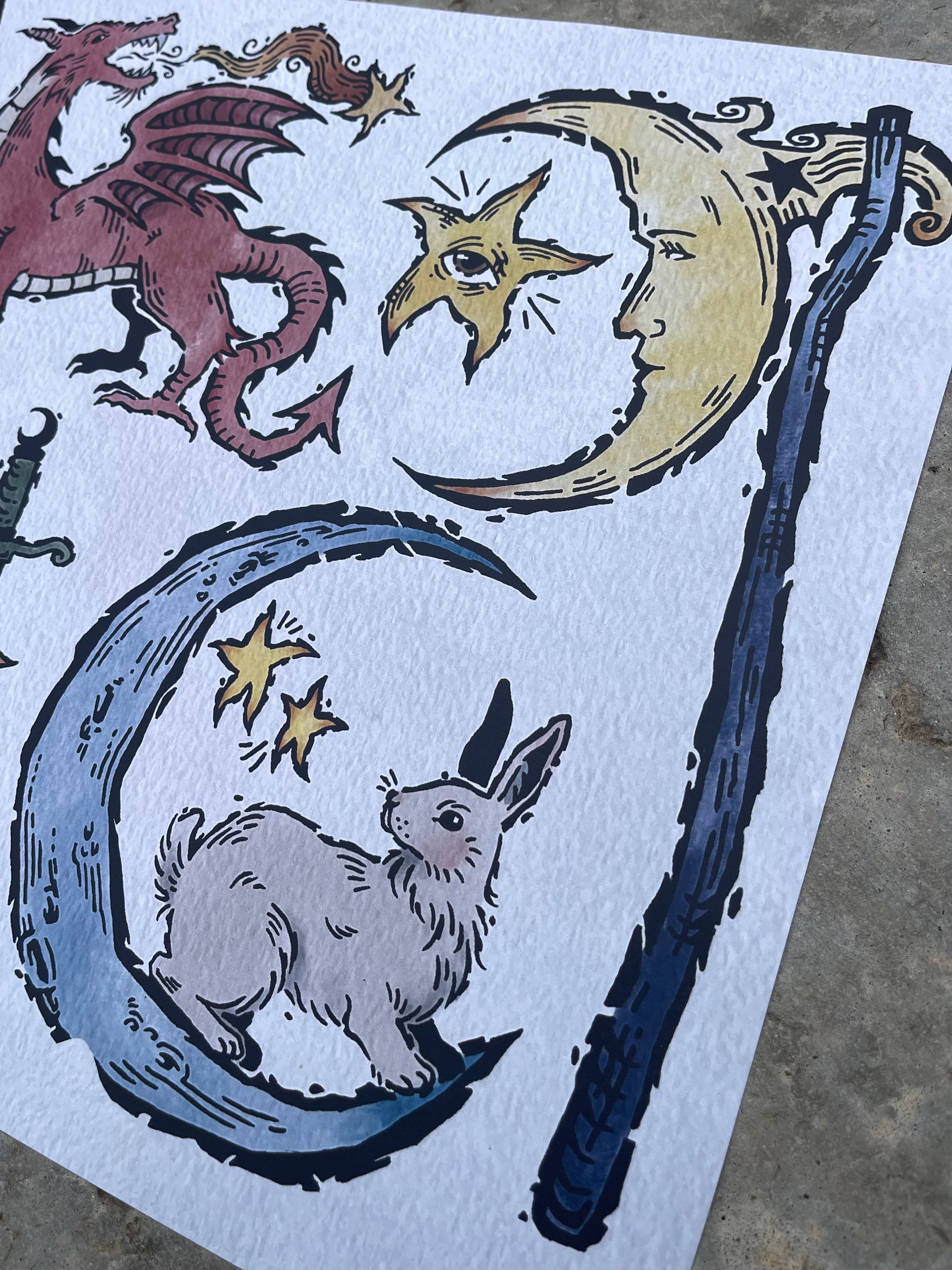 Celestial Fantasy Flash Sheet